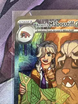 Arven's Mabosstiff ex 235/182 SIR, Destined Rivals, Full Art Holo Pokemon TCG NM - Image 2