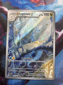 Dragonair 181/165 Illustration Rare 151 Scarlet & Violet Pokemon TCG - Image 1