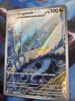 Dragonair 181/165 Illustration Rare 151 Scarlet & Violet Pokemon TCG - Image 3