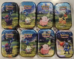 Lot Of 8 Pokemon TCG Ascended Heroes Mini Tin Display (16 Packs) - Image 1