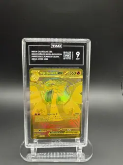 Pokemon Mega Charizard X EX 130/094 Phantasmal Flames TAG 9 Mega Hyper Rare - Image 1