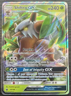 Shiftry GX 14/168 Pokemon TCG Celestial Storm Holo MINT NM - Image 1