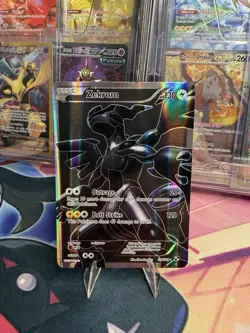 POKEMON ZEKROM FULL ART 114/114 BLACK AND WHITE BASE SET HOLO LP/MP - Image 1