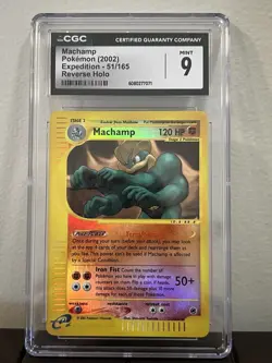 Pokemon Machamp Expedition Reverse Holo 51/165 (2002) - Image 1