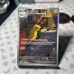 Pokemon TCG Gumshoos 153/132 Mega Evolution Illustration Rare - Image 1