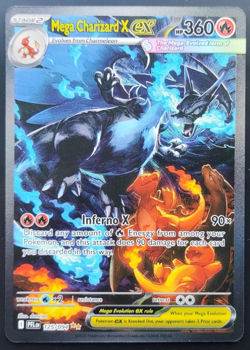 Mega Charizard X EX 125/094 SIR English Pokemon Phantasmal Flames - Image 1