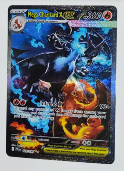 Mega Charizard X EX 125/094 SIR English Pokemon Phantasmal Flames - Image 2