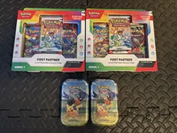 Pokemon First Partner Illustration Collection Series & Ascended Heroes mini tin - Image 1