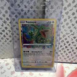 Pokemon Rayquaza 138/185 Vivid Voltage Amazing Rare Holo 120 HP Basic English - Image 1