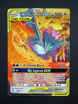 Moltres & Zapdos & Articuno GX Tag Team 44/68 Hidden Fates Ultra Rare (NM) 2019 - Image 1