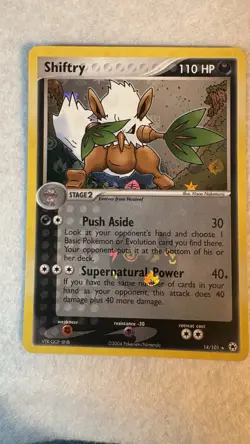 2004 Pokemon EX Hidden Legends Reverse Holo #14/101 Shiftry Holo - Image 2