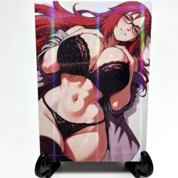 Naruto Karin Uzumaki Sexy Anime Waifu Girl Doujin Lewd Goddess Story Art Card - Image 1