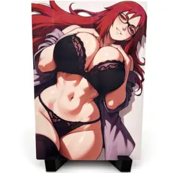 Naruto Karin Uzumaki Sexy Anime Waifu Girl Doujin Lewd Goddess Story Art Card - Image 2