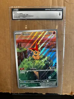 Pokemon Victini 208 Black Bolt White Flare *JUMBO CGC 9 - Image 1