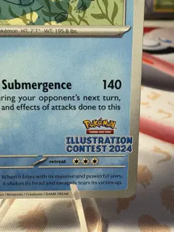 Feraligatr 213 Promo Illustration Contest 2024 Pokemon Eng NM - Image 3