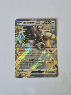 Bouffalant ex 077/086 Double Rare SV: White Flare Pokemon Holo Near Mint - Image 1