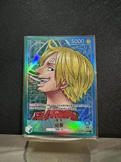 IN STOCK One Piece S-Chinese Sanji OP02-026 Paramount War Alt Art Near Mint Card - Image 1