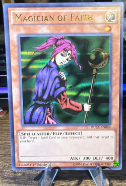 Yu-Gi-Oh Magician of Faith DUSA-EN044 Ultra Rare 1st Edition NM - Image 1
