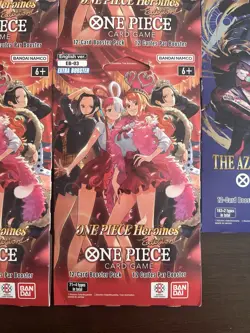 ONE PIECE Heroines EB-03 Sleeved Booster Pack Lot of 5 English Azure Sea's Seven - Image 2