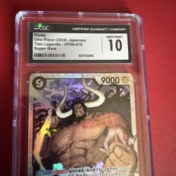 One Piece Kaido OP08-079 Two Legends Foil SR Super Rare CGC 10 (Japanese) - Image 2