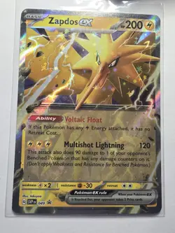 SV: Scarlet & Violet Promo Cards #049 Zapdos ex - Image 1
