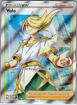 Volo (Full Art) 196/196 SWSH11: Lost Origin - Pokemon Card - NM - Image 1