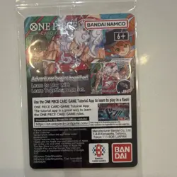 Bandai One Piece CCG Monkey.D.Luffy US Voyage Promo Holo Card 5000 Power P-055 - Image 2