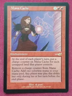 Magic The Gathering NEMESIS MANA CACHE red card MTG - Image 1