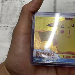 Pokemon Topps Holo Foil Card Pikachu's Vacation C'mon We Need Help #53 LP TCG - Image 3