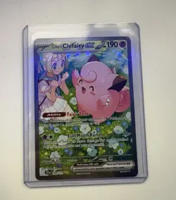 Pokemon TCG Lillie's Clefairy EX Journey Together Sir Card 184/159 NM Condition - Image 1