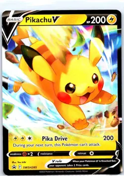 #SWSH285 Pikachu V SWSH: Sword & Shield Promo Cards Promo - Image 1