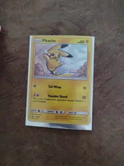 Pikachu SM98 Black Star Holo Promo Card Sun and Moon Nm - Image 1