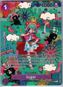 Sugar - (SP) OP10-065 English The Azure Sea's Seven - One Piece Card - NM - Image 1