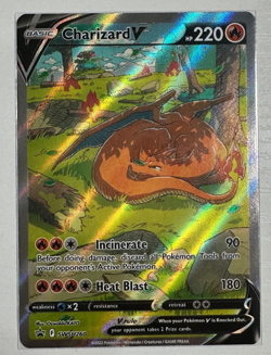 Charizard V SWSH260 Sword & Shield Black Star Promo (UPC) Pokemon Card NM/M - Image 1