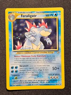 Pokemon Card Feraligatr Holo 4/111 Neo Genesis ITA italiano excellent EX - Image 1
