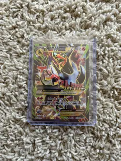 M Houndoom EX Full Art Holo Card 154/162 Breakthrough - Image 1