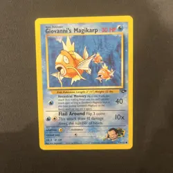 Giovanni’s Magikarp 73/132 Gym Challenge WOTC Pokemon Card Non-Holo - English - Image 1