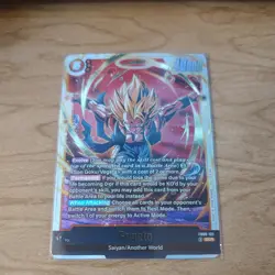 Gogeta FB09-122 Secret Rare Dual Evolution Dragon Ball Card Fusion World - Image 1