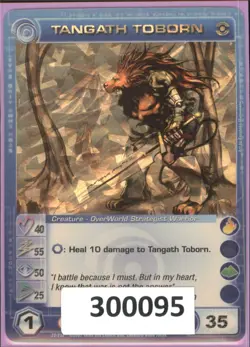 (300095) TANGATH TOBORN 40/55/50/25/35 SR Premium Pack Foil Chaotic Card - Image 1