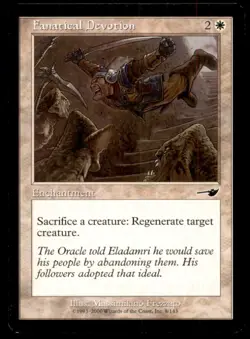 Fanatical Devotion LP Light Play Nemesis MTG [7522] - Image 1