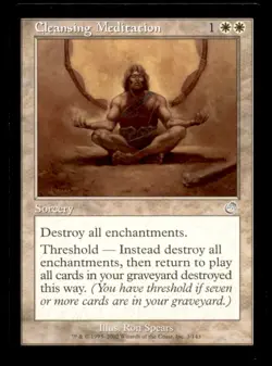 MTG Cleansing Meditation LP Light Play Torment [2130] - Image 1