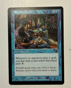 Mtg Magic The Gathering Rhystic Study Prophecy NM - Image 1