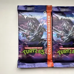 Magic: The Gathering TMNT Collector Booster 4 Packs 15 Cards Each - Image 2