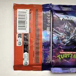 Magic: The Gathering TMNT Collector Booster 4 Packs 15 Cards Each - Image 3