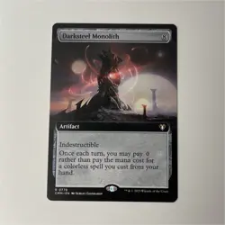 MTG Darksteel Monolith Artifact Commander Masters 0778 Rare Magic The Gathering - Image 1