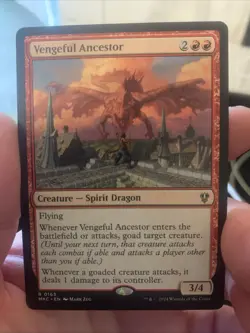 Vengeful Ancestor 0163 Non Foil Rare Murders at Karlov Manor MTG Near Mint - Image 1