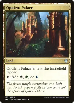4 x Opulent Palace: MtG Magic the Gathering Commander 2020 Uncommon - Image 1