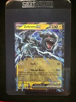 Zekrom ex 034/086 SV Black Bolt Double Rare Holo Pokemon TCG Card NM - Image 5