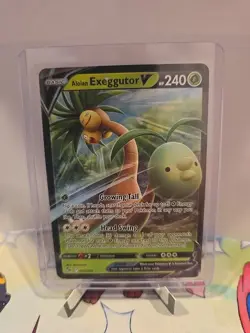 Pokemon TCG Alolan Exeggutor v Ultra Rare Card #5/78 - Image 1