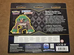 Pokemon TCG Sword and Shield: Crown Zenith Pin Collection (Rillaboom) New Sealed - Image 2